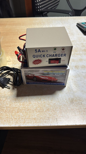 Cargador Bateria Moto Cuatri, 6v 12v De 5 Amp.