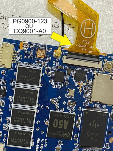 Tela Touch M9s Go Pg0900-123-a1 Cq9001 A0