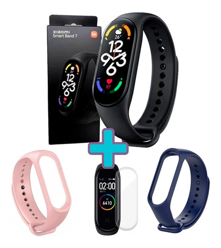 Imagen 1 de 3 de Mi Band 7 Reloj Inteligente Smart Band Xiaomi Mas Regalos
