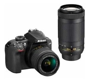 Cámara Reflex Digital Nikon D3400, De 24.2 Megapixeles,