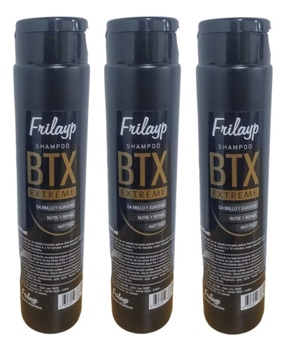 Shampoo Botox Extreme Brillo Suave Nutre Repara X370 Ml X3u