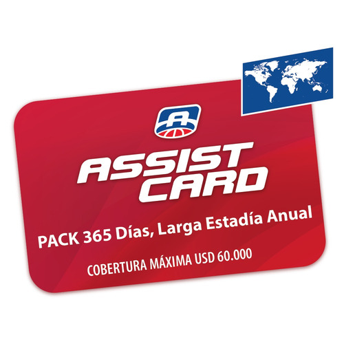 365 Días, Larga Estadía Anual - Asistencia 60.000 Usd