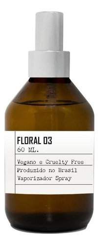 Perfume Floral 03 - 60ml Vegano E Cruelty Free