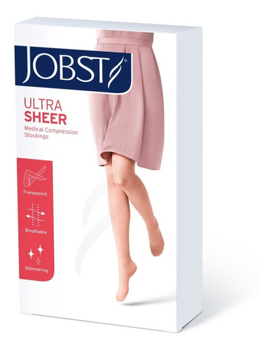 Medias Panti Compresion Jobst Ultrasheer 8-15 Mmhg Beige