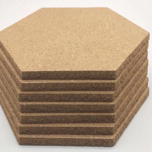 Tablero De Mensajes Hexagonal De Corcho, Foto, Adhesivo Para