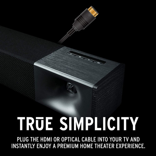 Imagen 6 de 6 de Barra De Sonido Cinema 600 Klipsch 3.1 Canales Subwoofer