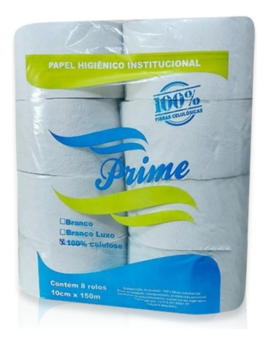 Fardo Papel Higiênico Rolão P/ Banheiro Industrial 8x300m