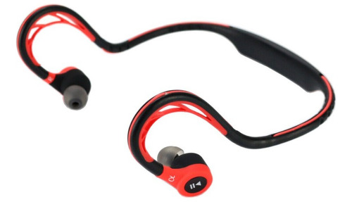 Auriculares Entrenamiento Alphasonik Inalámbricos Rojos Color Rojo