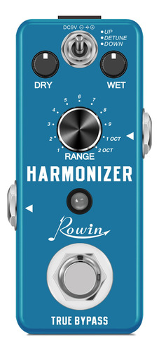 Pedal Rowin Harmonizer Guitarra Baixo Violão Lef-3807