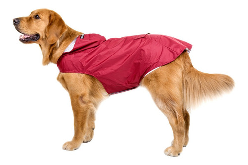 Imagen 3 de 6 de 6xl Reflexivo Mascotas Perro Lluvia Capa Impermeable Ropa Ro