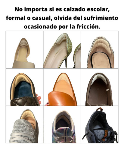 4 Pares Almohadillas Talón Confort Para Calzado Suelto