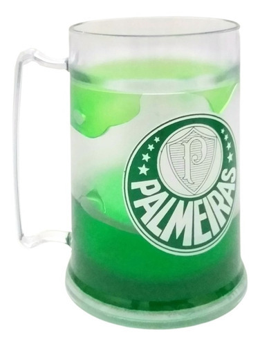 Caneca De Gel Congelante Do Palmeiras Oficial Licenciado Cor Verde