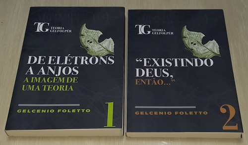 Kit 2 Livros De Teoria Gelfolpér: De Elétrons A Anjos A Imagem De Uma Teoria Vol. 1 + Existindo Deus,então...vol.2 (Usado)