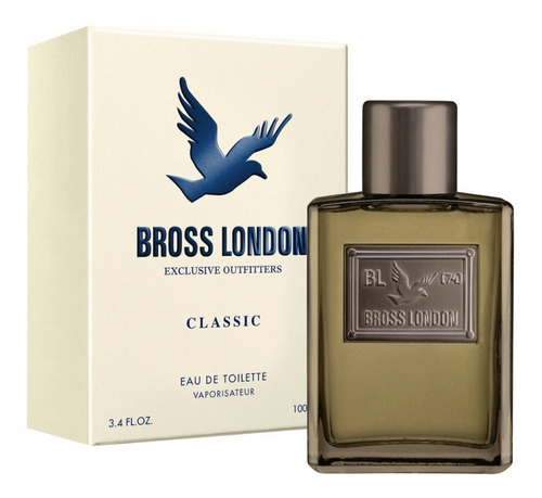  Bross London Classic Perfume Hombre Edt 100 Ml Original