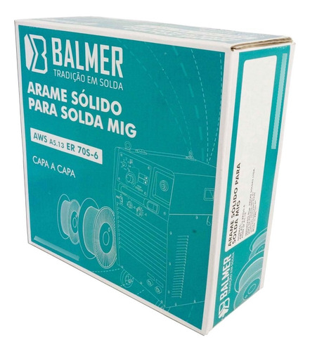 Arame De Solda Balmer Mig 1 2mm 15kg Rol Aws 70s 6