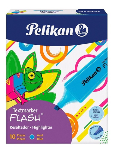 Resaltador Pelikan Flash Neón (caja X 10)