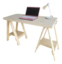 Comprar Escritorio Juvenil Moderno Caballetes Plegable 50x120cm Pino