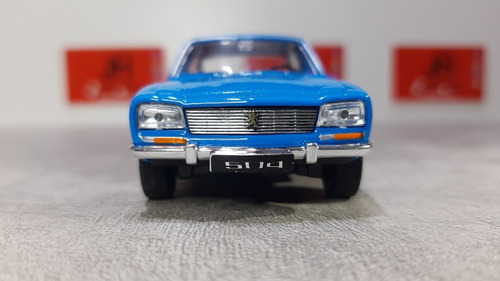 Welly 1:34 Peugeot 504 1975 Celeste 42394cw