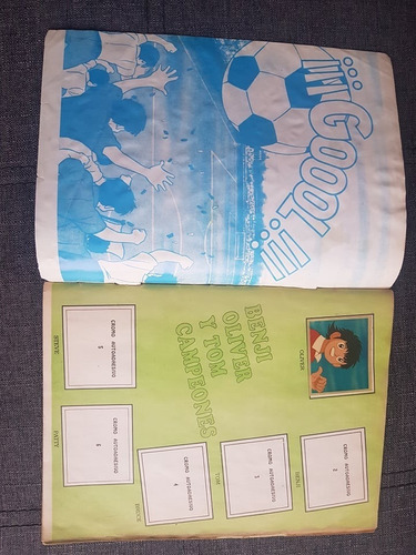 Álbum Super Campeones Benji, Óliver Y Tom Campeones (Usado)