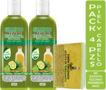 Comprar 2 Shampoos Bergamota Y Jabón De Bergamota Cabello Y Carba 