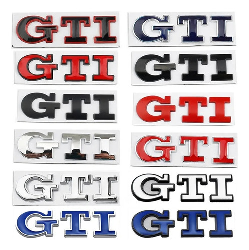 Para Volkswagen Polo Golf 3 4 5 7 Mk2 3d Metal Badge Sticker