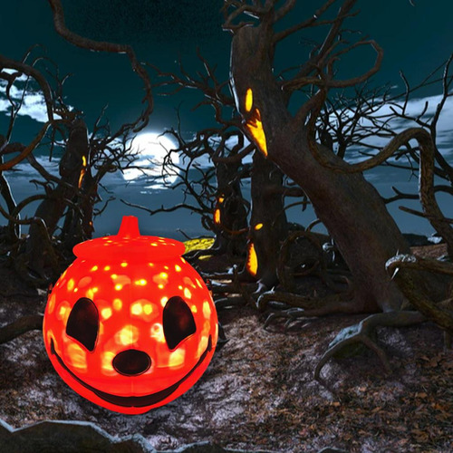 Lámpara De Linterna De Calabaza De Halloween Apoyos De Luz
