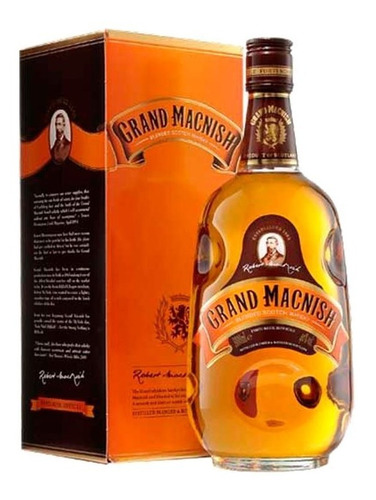 Whisky Grand Macnish 1 Litro 40% Blended Escocês Com Caixa