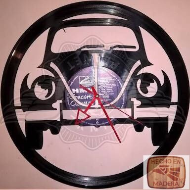 Reloj Corte Laser 0605 Volkswagen Bocho Vista De Frente