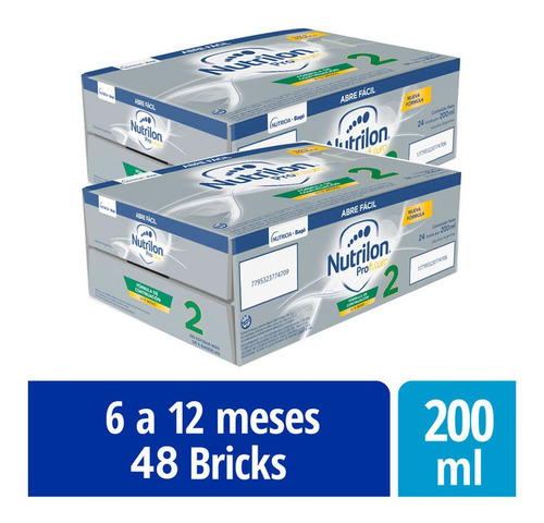 Leche Liquida Nutrilon Profutura 2 Brick 200 Ml X 48 Un