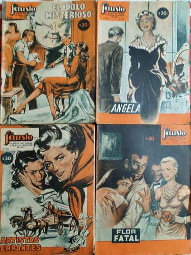 4 Revistas Fausto N° 1636 1640 Zig Zag 1955(aa372