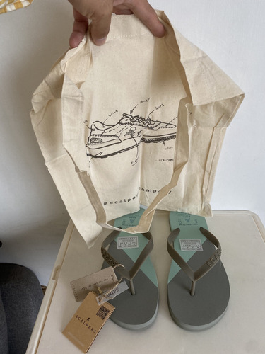 Sandalias Verde Menta Scalpers Hombre Tallas 25.5 Y 26mx