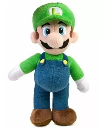 Peluche Luigi 60cm De Super Mario Bros Nintendo