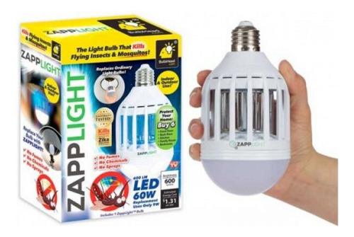 Bombillo Led Mata Zancudos Y Mosquitos - Zapp Light