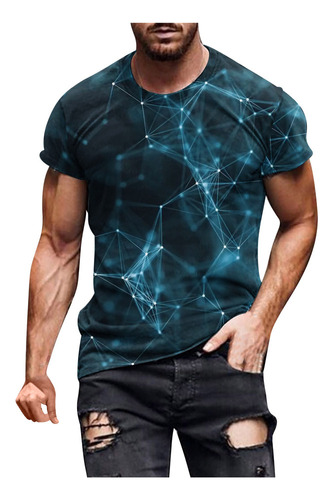 Camiseta Deportiva U New Fashion Casual Para Hombre Con Esta