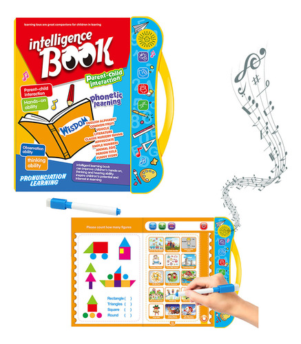 Juguete Interactivo K Sound Book Para Niños Con Inglés 1863