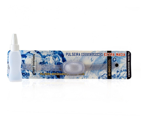 Imagen 4 de 7 de Pulseras Sanitizantes Adultos Transparente Glitter Luminares