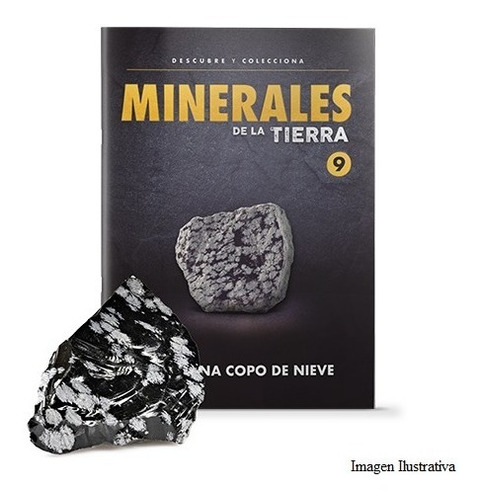 Revista Minerales De La Tierra - N°9 Obsidiana Copo De Nieve