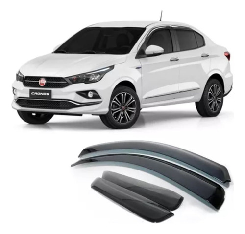 Deflector De Ventana Fiat Cronos 2018 A 2024 X4 Unidades 