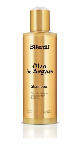 Shampoo Biferdil Oleo De Argan Nutricion Intensa Anti-frizz