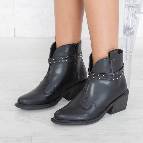 Botas Texanas De Mujer Con Taco- Calzado Damas Sueña Shop