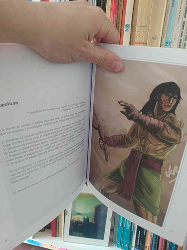 Ilustraciones De Historia De Chile Mapuche Y Españoles Luk (Usado)