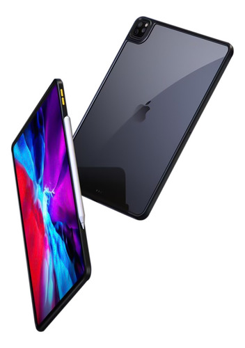 Funda A Prueba De Golpes Para iPad Pro 12.9 Color Plateado