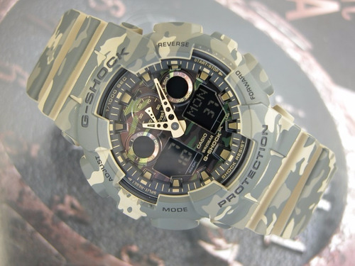 Relógio Casio G-shock Camuflado Ga-100cm-5adr