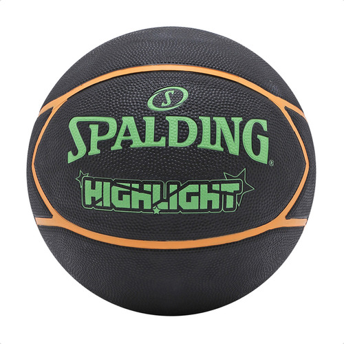 Balon Basquetball Spalding Highlight Verde/naranja Sz7 