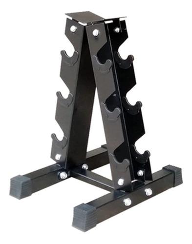 Rack Soporte Para Mancuernas 3 Niveles Antideslizante Pesas