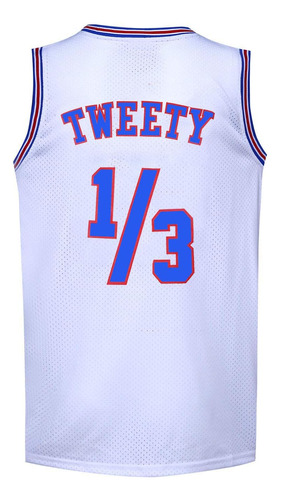 Mens Basketball Jersey 1/3 Tweety Space Jersey 90s Spor...