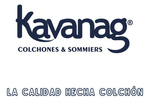Sommier Colchon + Box Kavanag Monaco 200x200 Azul