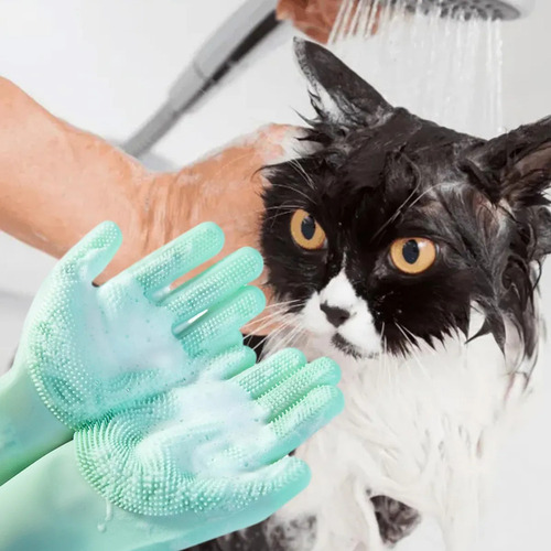 Guantes De Aseo Para Gatos,guantes De Baño Para Perros |