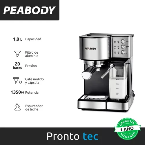 Cafetera Express Peabody PE-CE5007IXN