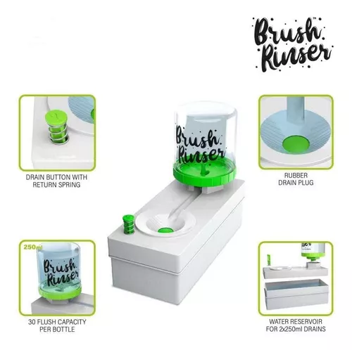 Brush Rinser Set Electric Makeup Brush Cleaner Machine Paint Brush